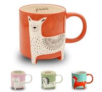 Winkee - Tasse à café animal mignon Lama I La jolie tasse lama I Tasse XXL d'environ 450 ml I Tasse à café mignonne