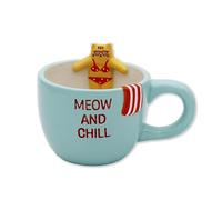 Winkee - Tasse à café Pool Buddies, motif chat