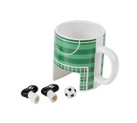 Winkee - Tasse de Football | La tasse de café sportive pour les fans de football | Mug à thé avec fonction de jeu | Match de l'Euro en savourant votre café