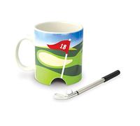 Winkee - Tasse de golf | Mug de golf avec chaussons et ballon | Tasse à café avec fonction de jeu | Tasse à café golf: Le cadeau pour les fans de golf | Idée golf cadeau