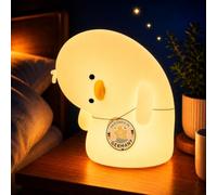 Winkee - Veilleuse canard waddles I Veilleuse bébé I Lumière d'allaitement à intensité variable Touch I Lampe de nuit USB