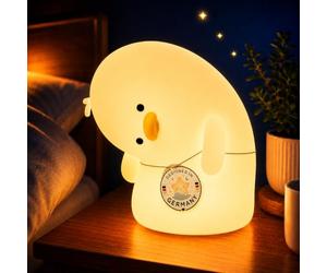 Winkee - Veilleuse canard waddles I Veilleuse bébé I Lumière d'allaitement à intensité variable Touch I Lampe de nuit USB