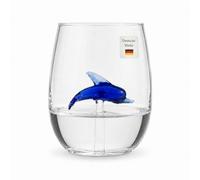 Winkee Verre à eau en forme de dauphin fait main de qualité supérieure 300 ml