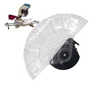 Winkelmühle Couvercle de protection pour moulin à poussière, transparent, 25,4 cm, accessoire de protection de sécurité, protection contre la poussière pour scie à aluminium, machine à découper