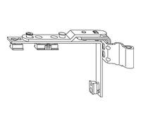 WINKHAUS Roulement rotatif DL.HT.18-13-12.LS, bande de casserole 12/18-13 V, 130 kg, gauche, argenté
