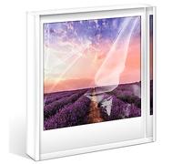 WINKINE Polaroid Frame for Polaroid i-Type/600/SX-70/Square Films, 4.2” x 3.5” Acrylic Picture Frame for Films, Instax Display Photo Frame, Instax Picture Frames for Countertops and Tabletops