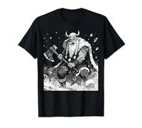 Winkinger est Un Père Noël Nordique Dieu Odin T-Shirt