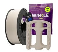 WINKLE Filament ASA 1.75mm Naturel pour Impression 3D, Bobine ASA 1kg, Filament Imprimante 3D, Précision Dimensionnelle +/- 0.05mm, Matériaux d'impression 3D Résistant aux UV