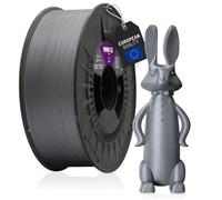 WINKLE Filament PETG 1.75mm Argent pour Impression 3D, Bobine PETG 300g, Filament Imprimante 3D, Matériaux d'impression 3D, Précision Dimensionnelle +/- 0.05mm, Facile à Imprimer