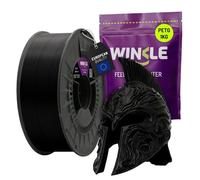 WINKLE Filament PETG 1.75mm Noir Jais 1kg, Filament Imprimante 3D