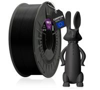 WINKLE Filament PETG 2.85mm Noir Jais pour Impression 3D, Bobine PETG 1kg, Filament Imprimante 3D, Matériaux d'impression 3D, Précision Dimensionnelle +/- 0.05mm, Facile à Imprimer