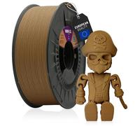 WINKLE Filament PLA Bois 1.75mm Pin pour Impression 3D, Bobine PLA Wood 750g, Filament Imprimante 3D, Matériaux d'impression 3D, Précision Dimensionnelle +/- 0.05mm, Finition Bois