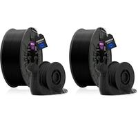 WINKLE Filament PLA HD 1.75mm Noir Jais pour Impression 3D, Bobine PLA 1kg, Filament Imprimante 3D, Matériaux d'impression 3D, Précision Dimensionnelle +/- 0.05mm, Facile à Imprimer (Lot de 2)
