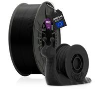 WINKLE Filament PLA HD 1.75mm Noir Jais pour Impression 3D, Bobine PLA 300g, Filament Imprimante 3D, Matériaux d'impression 3D, Précision Dimensionnelle +/- 0.05mm, Facile à Imprimer