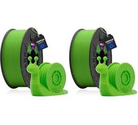 WINKLE Filament PLA HD 1.75mm Vert Ecotisa pour Impression 3D, Bobine PLA 300g, Filament Imprimante 3D, Matériaux d'impression 3D, Précision Dimensionnelle +/- 0.05mm, Facile à Imprimer (Lot de 2)