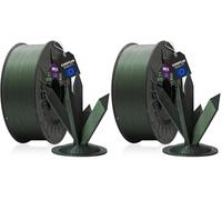 WINKLE Filament PLA HD Interférence 1.75mm Vert Émeraude pour Impression 3D, Bobine PLA 300g, Filament Imprimante 3D, Matériaux d'impression 3D, Précision Dimensionnelle +/- 0.05mm (Lot de 2)