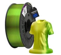 WINKLE Filament PLA Silk 1.75mm 1kg Vert, Jaune, Filament Imprimante 3D | Dual Soie Finition Multicolore Drapeau Brésil, Précision Dimensionnelle +/- 0.03mm, Édition Coupe du Monde 2026