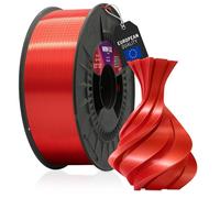 WINKLE Filament PLA Silk 1.75mm Rouge Rubis pour Impression 3D, Bobine PLA 1kg, Filament Imprimante 3D, Matériaux d'impression 3D, Précision Dimensionnelle +/- 0.05mm, Finition Soie