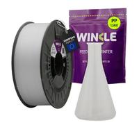 WINKLE Filament PP Polypropylène) 1.75mm Naturel pour Impression 3D, Bobine PP 1.5kg, Filament Imprimante 3D, Matériaux d'impression 3D, Précision Dimensionnelle +/- 0.05mm, Résistance