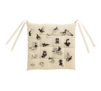 WINKLER Galette de chaise 9 points Dubout beige - 40 x 40 x 3 cm