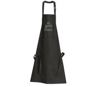 WINKLER-Tablier de cuisine coloris noir en coton Wine Winkler - 90 x 75 cm