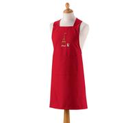 WINKLER Tablier de cuisine japonais recyclé Tour Eiffel rouge - 125 x 85 cm