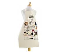 Winkler - Tablier de cuisine - Tablier de cuisine réglable - Tablier pour la cuisine - Tablier barbecue - Tablier 100% Coton - 72 x 96 - Ecru - Crus d'excellence