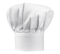 Winkler - Toque Chef - Couvre-chef blanc - Chapeau de cuisinier adulte - Protection cheveux