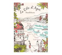 Winkler - Torchon Côte d'Azur - 72x48 cm - 100% coton absorbant - Fabriqué en France - Serviette à vaisselle, chiffon de nettoyage, lingette de séchage
