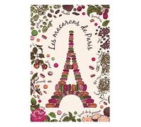 Winkler - Torchon Macarons de Paris - 72x48 cm - 100% coton absorbant - Fabriqué en France - Serviette à vaisselle, chiffon de nettoyage, lingette de séchage