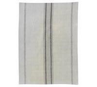 WINKLER Torchon rayé en lin et coton Kilia écru - 50 x 70 cm