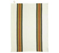 WINKLER-Torchon recyclé Lave Yuna coloris vert en coton - 50 x 70 cm