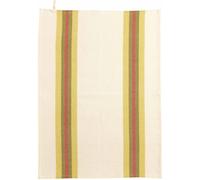 WINKLER Torchon recyclé lavé Yuna curry/naturel - 50 x 70 cm