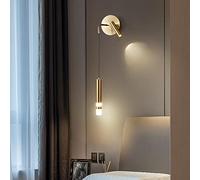 Winlams IntéRieur Mur Led LumièRe Chambre Lampe De Chevet Lecture Projecteur Lustre Postmoderne Minimaliste HôTel Chambre Chevet Applique Murale