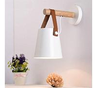Winlams Moderne Applique, applique murale simple intérieure blanche, lumière pendante, veilleuses pour chambre à coucher, couloir, restaurant, studio, salle de séjour