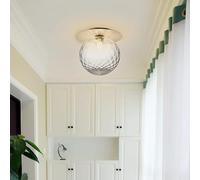 Winlams Plafonniers Led Nordiques Boule De Verre Moderne éClairage IntéRieur AlléE Couloir LumièRes CréAtif Hall D'EntréE EntréE Plafonnier (Golden Glass Ball)