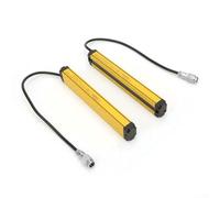 Winlaovate Capteur de rideau lumineux de sécurité industrielle 4 à 12 faisceaux NPN pour machine defendion classé IP65 (4 faisceaux)
