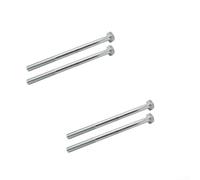 Winlaovate Ensemble d'essieux de roue de chariot de camping, pliable, axe de rechange de chariot de 17,8 cm, roues de chariot, roues de remorque, essieu de remorque en acier, alésage de 8 mm