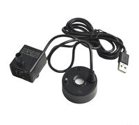 Winlaovate Pompe à eau et brumisateur 2 en 1 pour aquarium, rocailles, vases | Machine à brouillard 5 V alimentée par USB avec débit réglable | Humidificateur basse tension pour (noir)