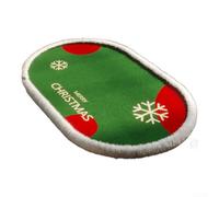 Winlaovate Tapis de bain de Noël antidérapant à séchage rapide et absorbant pour salle de bain en peluche douce, lavable en machine, décoration festive pour toilettes (G)
