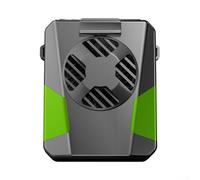 Winlaovate Ventilateur de refroidissement rechargeable par USB avec moteur sans balais, gilet de conditionnement personnel portable pour soulager la chaleur, le camping et la pêche (vert)