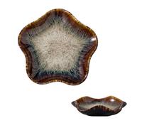 Winlauyet Repose-cuillère en céramique avec vernis transformé au four pour cuisinière, grand porte-ustensiles et plat multifonction pour comptoir de cuisine, passe au micro-ondes et au lave-vaisselle