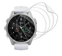 WINLAZY Lot de 4 films de protection d'écran pour Garmin Fenix 8 43 mm Film de protection d'écran en verre blindé Garmin Fenix 8 43 mm Smart Watch Transparent Film de protection d'écran HD Clear ultra