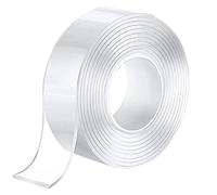 Winline Ruban Adhésif Réutilisable,Ruban adhésif Lavable sans Traces,Multifonctionnel Traceless Double Face, Adhésif Anti-Slip pour Verre, Plastique, Bois, Métal, Papier, etc. (5M x 3CM x 2MM)
