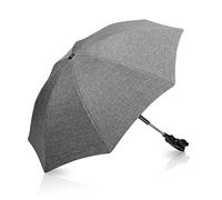 Winload Ombrelle Poussette Universelle, Parasol Anti Uv pour Landau, Diamètre 71 cm, Fixation pour Tube Rond ou Oval, Flexible et Orientable, avec Clip pour Fauteuil Roulant Poussette - Gris
