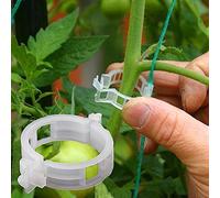 Winmany 100PCS Plant Support Clips de Jardin Tomate Clips Support/Connecte Plantes/Ficelle/Vignes Treillis/Cages Plante Vigne Légumes Fixation Clip Outils de greffe Faire Pousser la Plante Debout