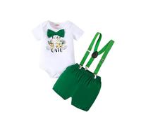 Winmany Bébé Garçons 1er Anniversaire Tenue Toddler Cake Smash Vêtements À Manches Courtes Combishort Porte-BÊTRES Shorts Premier Ensemble De Vêtements D’anniversaire