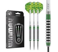 WINMAU Advance Série 500 Jeu de fléchettes Professionnelles en tungstène avec ailettes et tiges