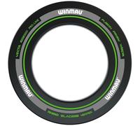 WINMAU Anneau de protection de cible de fléchettes noir et vert Advance - Protecteur mural durable pour cibles de fléchettes - Accessoires professionnels de fléchettes