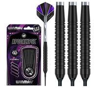 WINMAU Apocalypse 20g Jeu de Fléchettes Softip en Laiton avec Vols Prism et Arbres (Tiges)